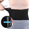 thumbnail image 3 of Iaukyu Men Women Waist Warmer Plush Thermal Lumbar Support Belt Keep Warm Abdominal Protector Stomach Wrap Band for Winter, 3 of 6
