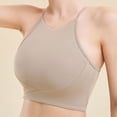 thumbnail image 4 of Women Bra Y Shaped Butterfly Back Running Sling Fitness Beauty Strap Chest Pad Sports Underwear Shockproof Soft Lingerie, 4 of 5