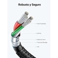 thumbnail image 2 of Cable USB C UGREEN Negro 60W PD Carga Rápida 2 Unidades, 2 of 10