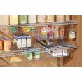 InterDesign Wire Shelving Organizer, Under Shelf Bin, Large Divided