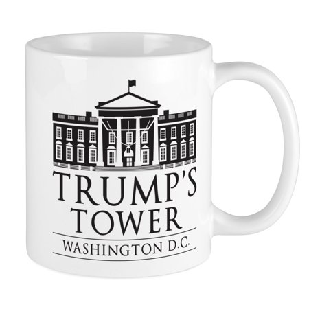 

CafePress - Trump s Tower Mug - Ceramic Coffee Tea Novelty Mug Cup 11 oz