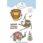 Elizabeth Craft Clear Stamps By Krista Designs-Jungle Cuties