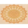 thumbnail image 1 of Ahgly Company Indoor Rectangle Patterned Carrot Orange Area Rugs, 7' x 10', 1 of 6