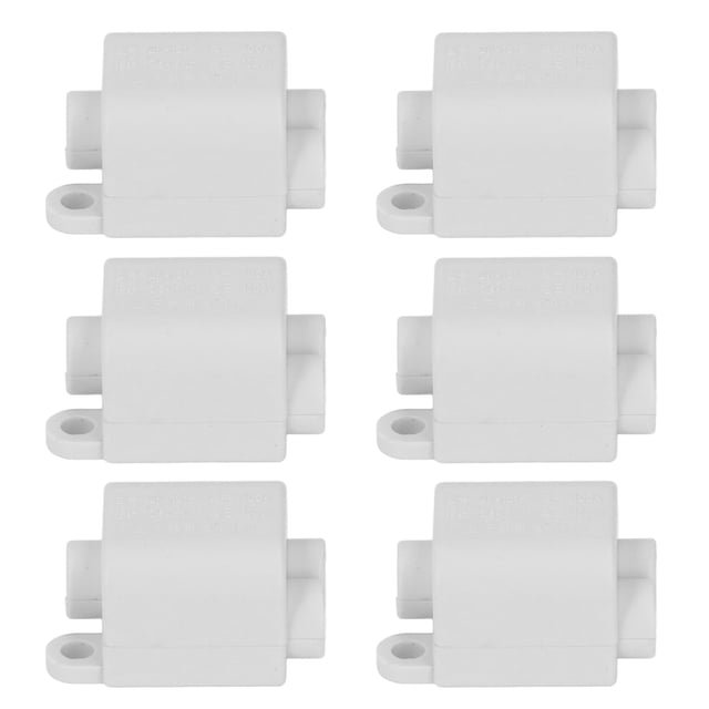 No Break Quick Connectors, Wire Splitter Connector Slotted Conductor 6PCS Easy To Install ABS Shell For 2.5-16mm² Electrical Wires