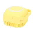 thumbnail image 2 of Cepillo de de de silicona Depurador corporal de masaje suave para la Amarillo shamjiam Cepillo de baño de masaje, 2 of 9