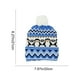 thumbnail image 3 of Uuiauoio LED Christmas Hat with Santa Claus Design Knitted Beanie Warm Ear Protection Winter Fashion Holiday Wear Festive Party Accessory and Seasonal Celebration, Holiday Party Supplies, 3 of 6