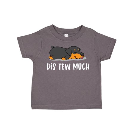 

Inktastic Napping Dis Tew Much Rottwieler Gift Toddler Boy or Toddler Girl T-Shirt
