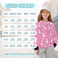 thumbnail image 7 of Xoenoiee Christmas Snowman Snowflake Heart Print Girls Side Split Sweatshirt Xmas Fall Crewneck Long Sleeve Oversized Shirts Casual Pullover Tops, Size 11-12 Years, 7 of 7