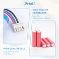 thumbnail image 4 of Batería LBTPH 14,4 V 3400 mAh para robot Ecovacs Deebot, 4 of 7