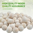 thumbnail image 4 of Natural Wooden Balls, 50 Pieces Unfinished Round Wood Mini Wood Craft Balls for DIY Jewelry Making Art Design(20mm), 4 of 6