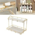 thumbnail image 4 of Estantes Organizadores de Baño de 2 Niveles Antideslizantes para Almacenamiento de Baño de Inodoro para Dormitorio de Cocina Dorado ANGGREK Otros, 4 of 8