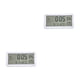 thumbnail image 1 of Bewildely Reloj Termómetro Higrómetro Decoración de electrónico de temperatura y humedad Relojes meteorológicos Modo de repetición para Type2 NO2, 1 of 6