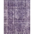 thumbnail image 1 of Ahgly Company Machine Washable Indoor Rectangle Abstract Purple Area Rugs, 4' x 6', 1 of 7