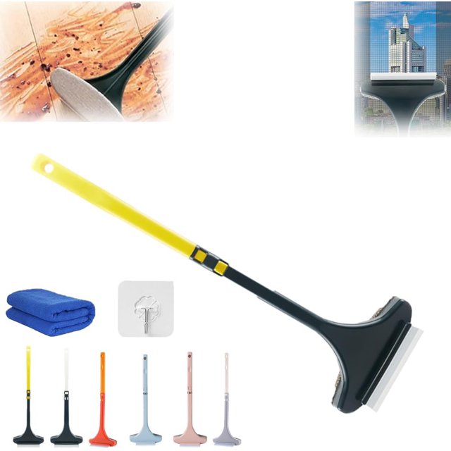 Cepillo de limpieza extensible Realisticm 2 en 1 amarillo