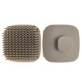 thumbnail image 4 of Unique Bargains 1 Pc Hand Card Handle Hair Shampoo Brush for Head Massage 3.07"x3.07"x2.17" Gray, 4 of 6