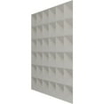 thumbnail image 4 of Ekena Millwork 19 5/8"W x 19 5/8"H Damon EnduraWall Decorative 3D Wall Panel, Universal Aged Metallic Weathered Steel (12-Pack for 32.04 Sq. Ft.), 4 of 6