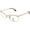 yellow gold, variant on Originale Morel 90025C DD04 Women's Gold Oval Frame Eyeglasses
