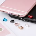 thumbnail image 5 of Durable Dustproof Cover Phone Accessories Anti Dust Plug Metal Stopper Charging Port Cap Charger Dock GREY, 5 of 8