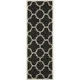thumbnail image 1 of Safavieh Courtyard Black Indoor Outdoor Rug - Runner 2'4" x 12', 1 of 5