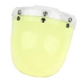 thumbnail image 4 of 3-Snap Visor, Front Up Visors, Wind Lens For Motorcross - Wind & Protection- Light Yellow 6, 4 of 7