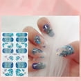 thumbnail image 4 of 3D Embossed False Nail Stickers Full Cover Decals Self Manicure Designs European Style Gilding Nail Care Stickers for Women, 4 of 8