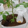thumbnail image 5 of Piezas Botella de Riego Cono 300ML, Bola de Arcilla para Plantas de Interior, Sistemas de Riego Automático para Macetas, Dispensador de Agua Plantas Riego Bolas Transparentes de Vacaciones (Seta), 5 of 5