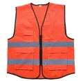 thumbnail image 5 of ZHaobin Safety Vest Reflective High Visibility Vest with Pockets and Zipper Construction Work Hi Vision Railroad Airport Engineers Vest (dark blue,One size fits all), 5 of 7