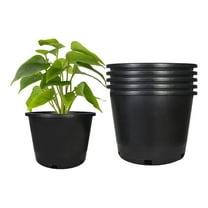 5-Pack 10 Gallon Premium Black Nursery Pot Plant Container Garden Planter Pots (10 Gallon)$$Garden &