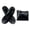 Black, variant on Womens Ballerina House Slippers with Bow, Foldable Indoor Dance Shoes with Soft Rubber Outsole, Ultra-Soft Breathable Travel Slippers for Home and Light Outdoor Use