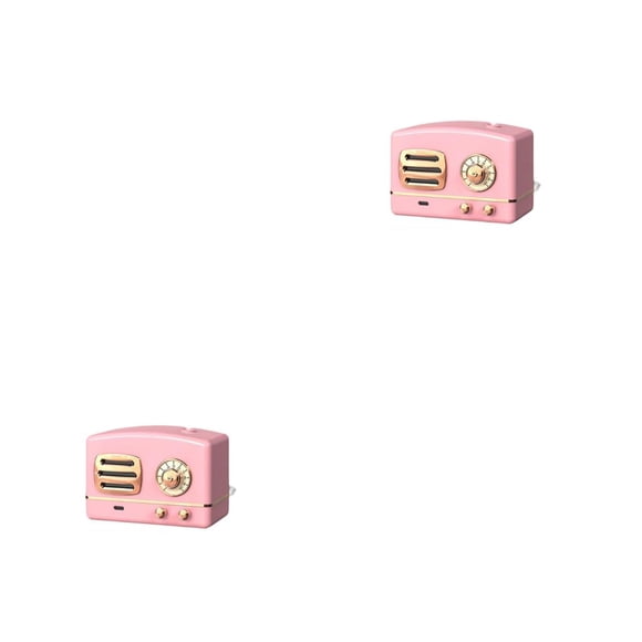 Bearachild Mini humidificadores con forma de humidificación de aire de bajo ruido, rociador de niebla, dispositivo de humidificación Retro, Rosado 2piezas