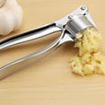 thumbnail image 5 of Ludlz Professional Kitchen Stainless Garlic Press Garlic Mincer Ginger Crusher Peeler Squeezer Heavy Duty Garlic Presser Garlic Crush Garlic Chopper, 5 of 8