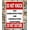 Color 2566, variant on Do Not Knock/Disturb Sign No Visitors Tin Sign 8x12