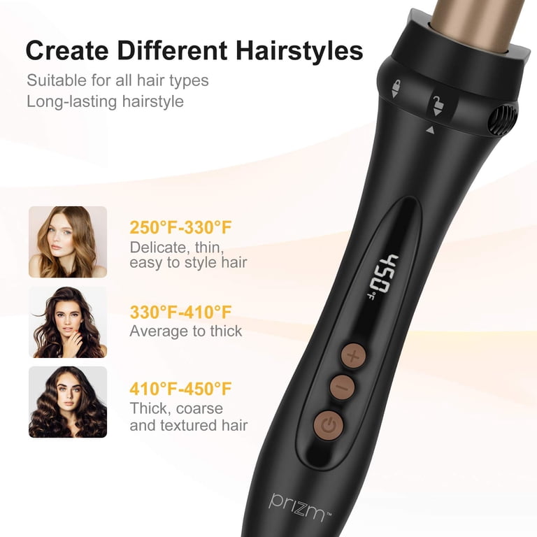 5-in-1 Curling Wand Set with Interchangeable Tourmaline Ceramic Barrels photo 4