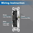 thumbnail image 4 of EcoNesxp UL White Wall Light Switch, 4 of 5