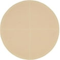 thumbnail image 4 of Fennco Styles Faux Leather Luxe Placemat, 15" Round, Set of 4 - Brown Modern Table Mats Heat Resistant Insulation for Home, Boho Décor, Dining Table, Banquets, Special Events, 4 of 4