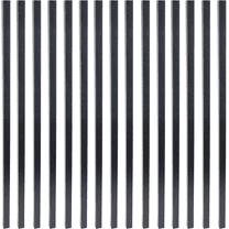 Myard 29 Inches Estate Square Aluminum Deck Balusters for Decking Railing Patio Fence, Modern Look (25-Pack, Matte Black)