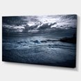 thumbnail image 1 of Designart - Sochi Sea Storm en Bleu - Toile Murale Paysage Moderne, 1 of 2