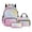 Blue and Pink - Marble, variant on DISNIMO Cow Printed 3 Pcs Backpack Set for Boys Girls, Lightweight Backpack and Lunch Bag Set for Primary Preschool Student, 17 Inch Large Student Backpack with Pencil Pouch