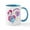 White/Blue Inside, variant on CafePress - My Little Pony Retro Hashtag Bes - 11 oz Ceramic Mug - Novelty Coffee Tea Cup