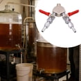 thumbnail image 4 of Distribuidor de CO2 de 2 vías con válvula de cierre de 5/16", accesorio para elaboración de cerveza, CO2 de repuesto para caseros, 4 of 7