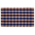 thumbnail image 1 of 30 x 44 in. Floor Mat, Beige & Navy Check, 1 of 1