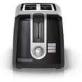 thumbnail image 1 of Black & Decker 2-Slice Extra-Wide Slot Toaster, Square, Black, 1 of 7