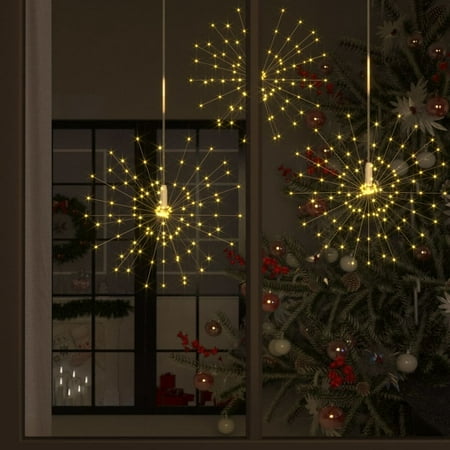 

GDFIH Outdoor Christmas Firework Lights 2 pcs Warm White 7.9 280 LEDs
