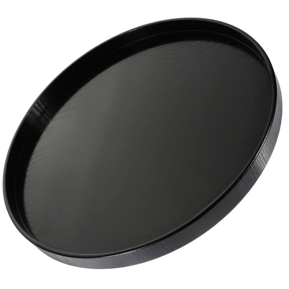 Coffee Table Tray Vanity Towel Dinner Trays for Eating Fruit Serving Non-slip Round Japanese-style Wooden
