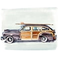 thumbnail image 2 of Parker, Jennifer Paxton 14x12 White Modern Wood Framed Museum Art Print Titled - Surf Wagon II, 2 of 4