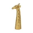thumbnail image 5 of Giraffe Figurine Statue - Tall Resin Decor with Metallic Finish - Modern Boho Tabletop Sculpture for Home, Office, Bedroom, Living Room - 16" Gold, 5 of 11