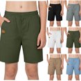 thumbnail image 5 of Tigivemen Summer Boys Shorts Breathable Athletic Running Sweatshorts Teens Workout Short 11-12Y,Ag, 5 of 5