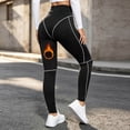thumbnail image 2 of HVOBTTY Women's Long Leggings Slim Leg Cut Fleece Lined High Waist Hip Lifting Feature for Yoga and Daily Matching Pants, 2 of 4