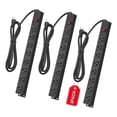 thumbnail image 1 of Power Strip HHSOET de montaje en 8 enchufes con interruptor, cable de 6 pies, 1 of 7