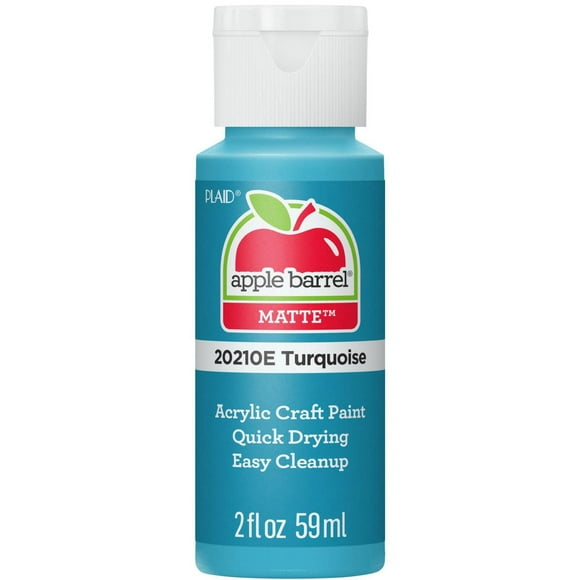 Apple Barrel Colors Matte Acrylic Craft Paint, 2 fl. oz., Turquoise